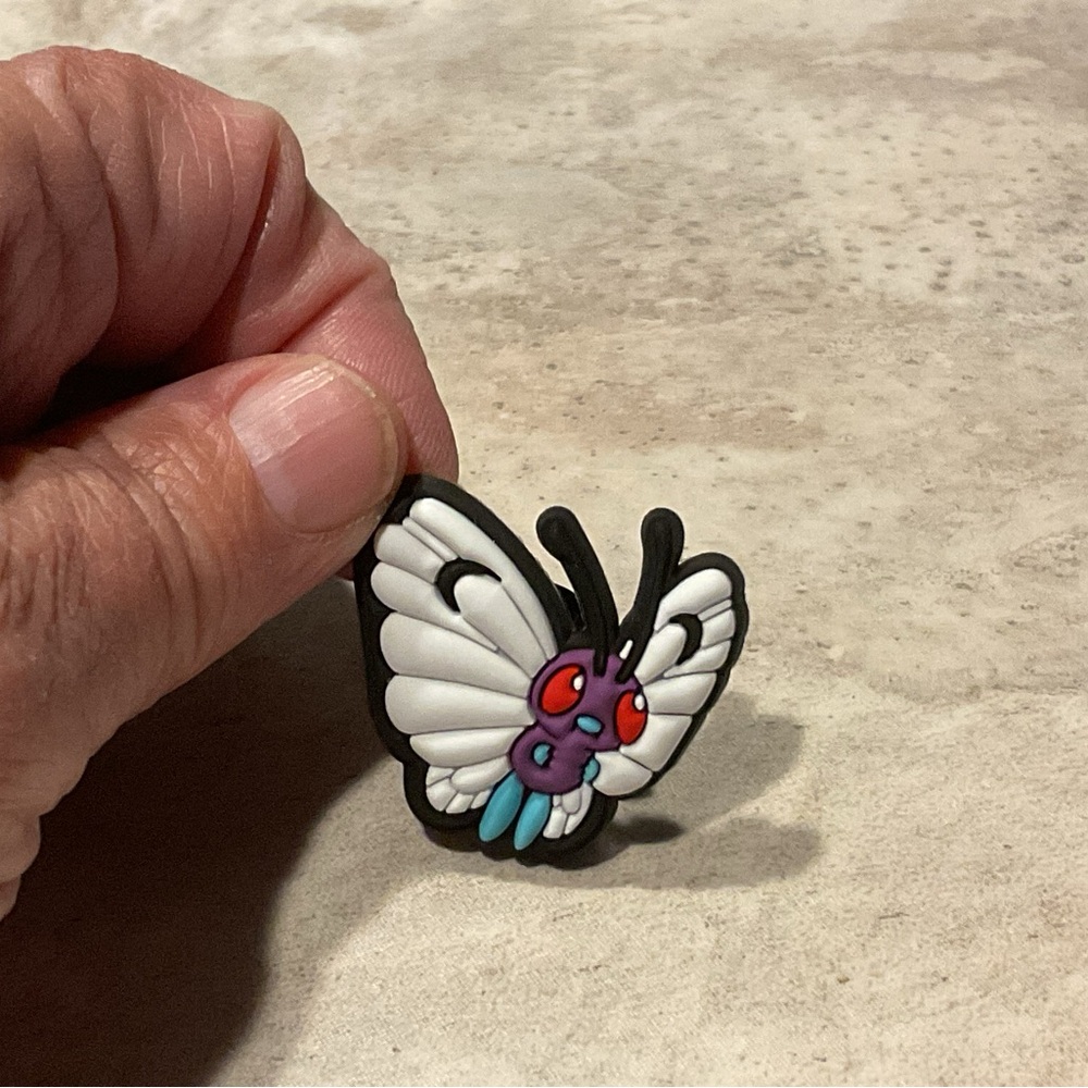 Butterfly Shoe Charm new unused